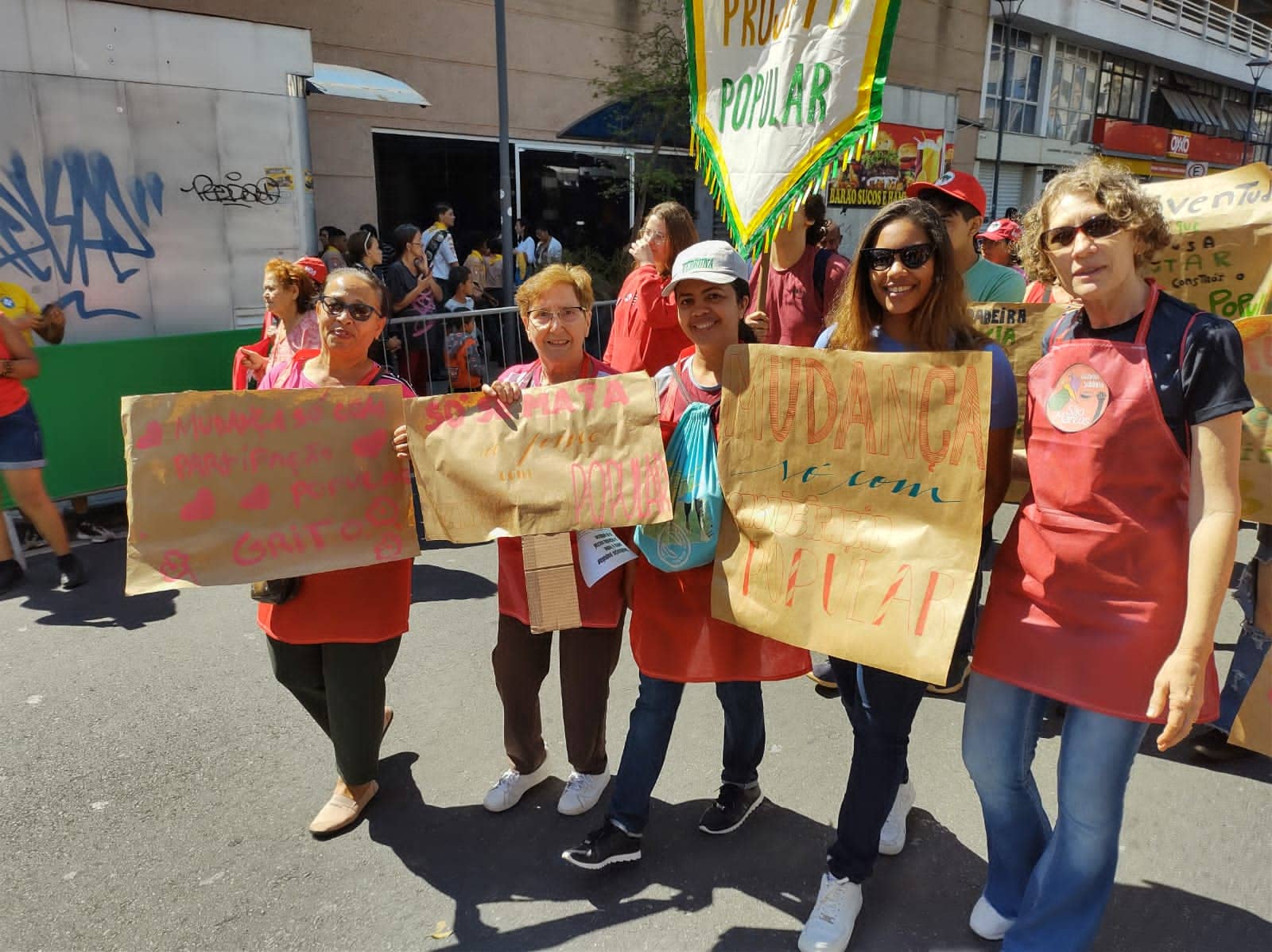 El crit dels més Vulnerables a Belo Horizonte i Campinas en el Dia de la Independència