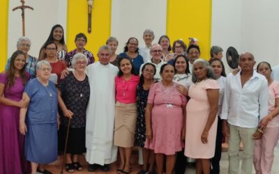 La profesión perpetua de Maria do Socorro, en Brasil, verdadero espacio de crecimiento y fiesta para nuestra familia Carismática Vedruna