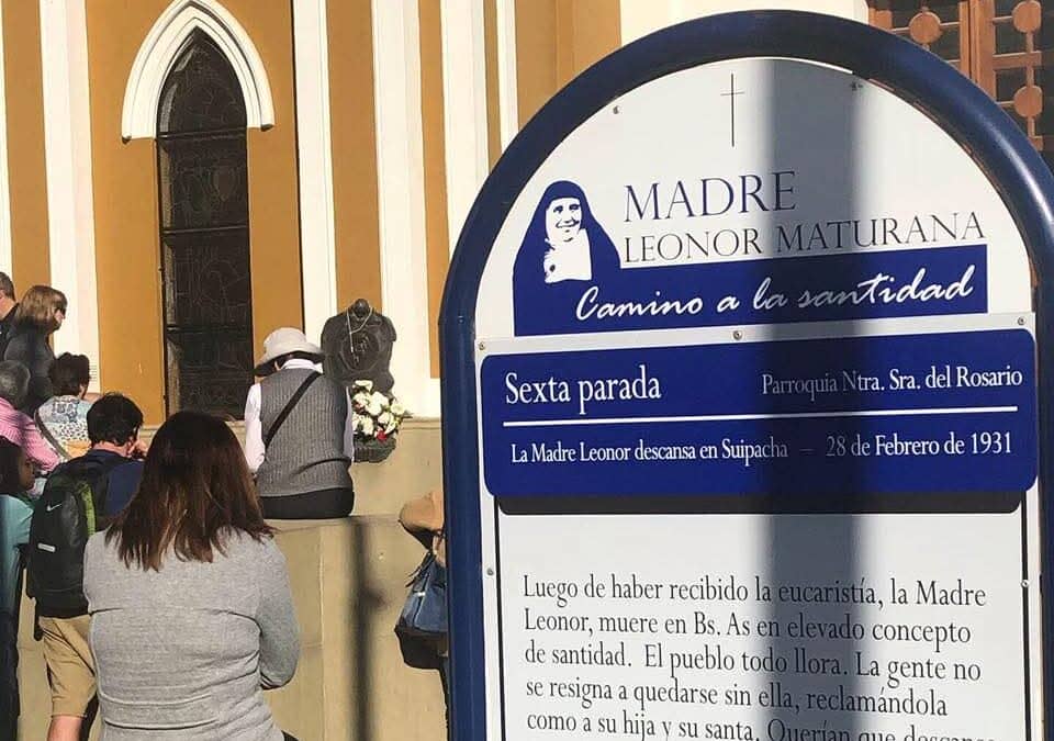 Sr. Leonor Maturana : un souvenir qui illumine Suipacha. Ce n&rsquo;est pas une mission accomplie, mais une mission qui se poursuit.