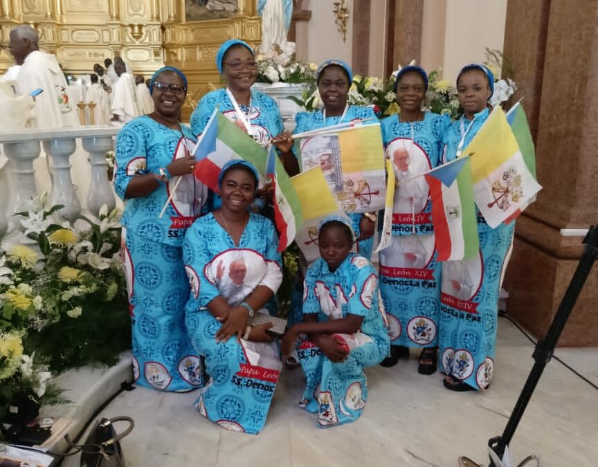 Presència Vedruna a la visita del Papa Lleó XIV a Guinea Equatorial
