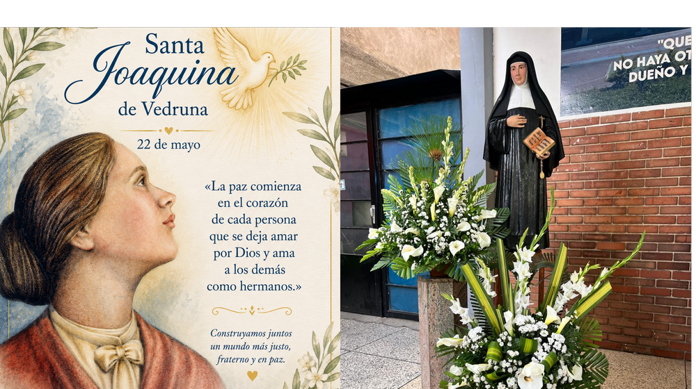 Familia Vedruna en América celebra con alegría la fiesta de Santa Joaquina