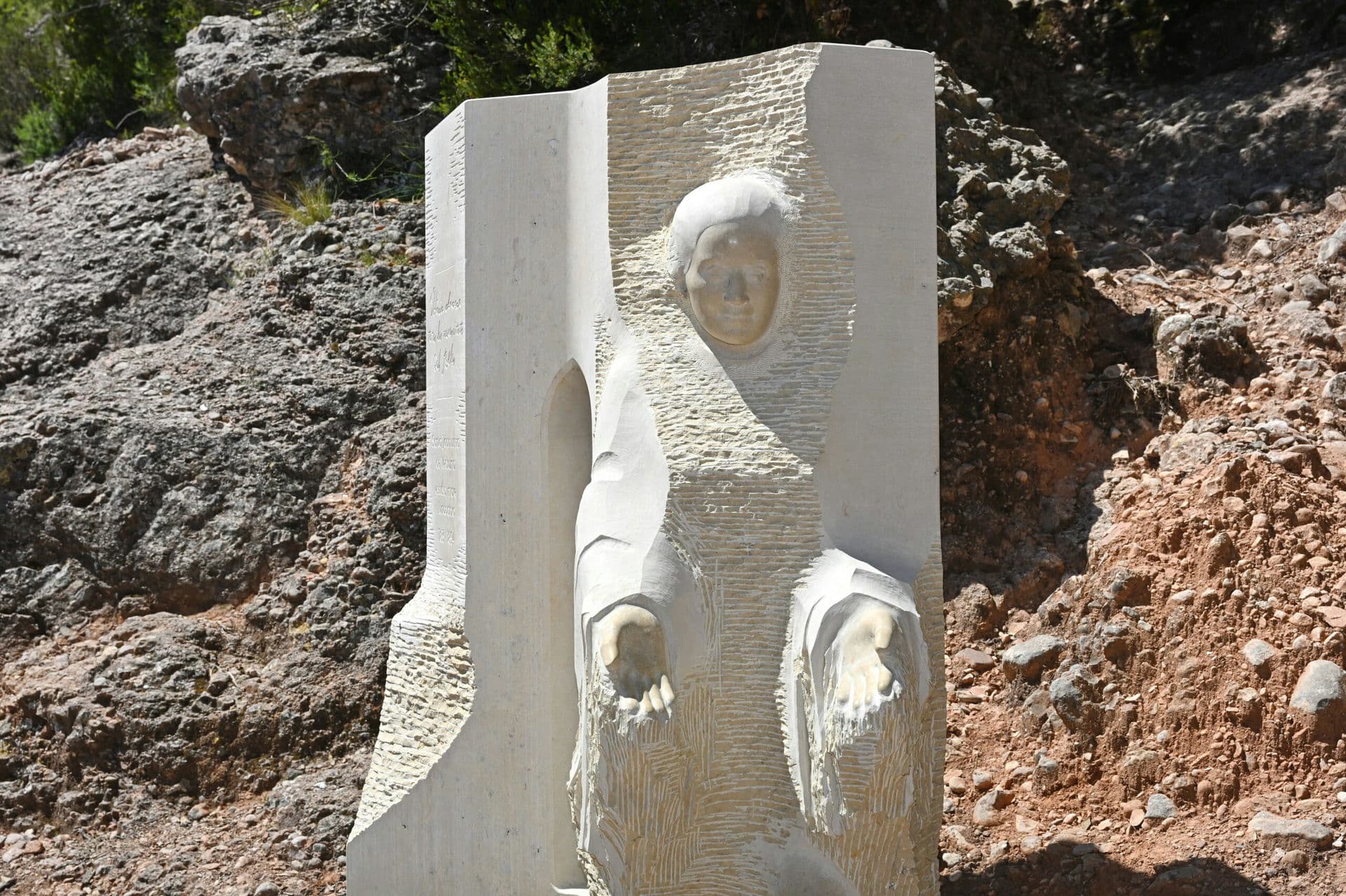 Inauguration d&rsquo;une nouvelle sculpture de Sainte Joaquina à Montserrat