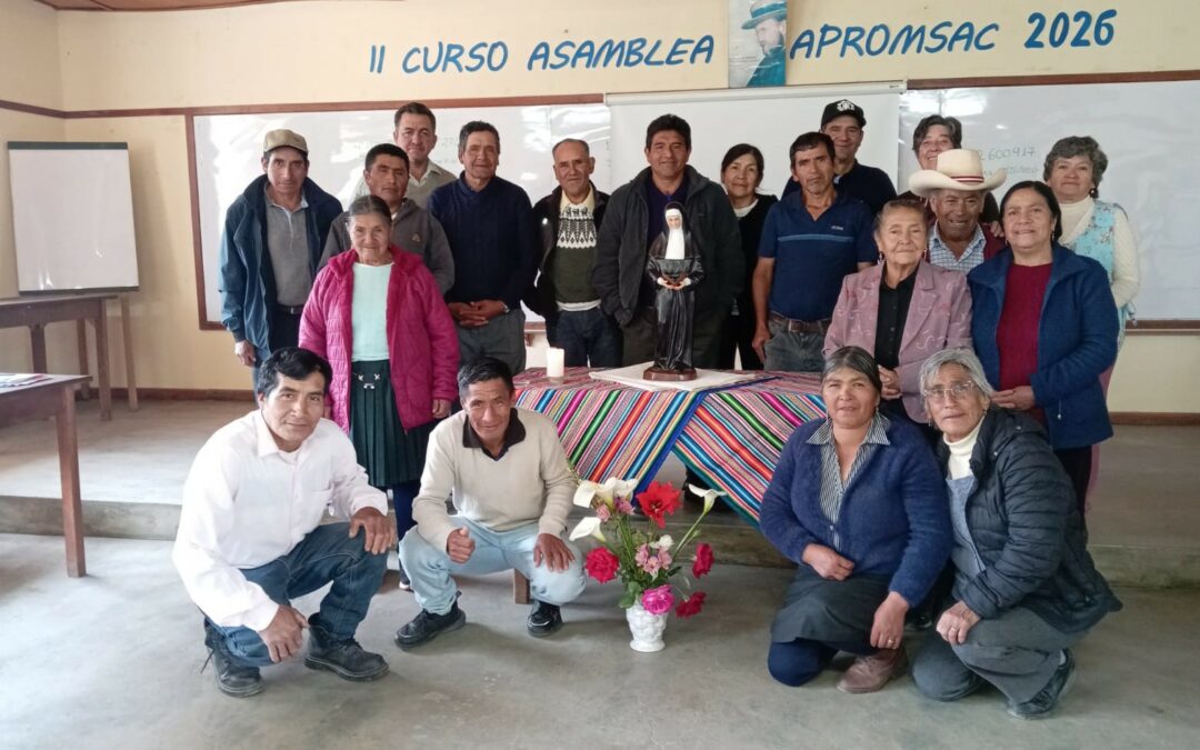 Associació de Promotors de Salut de Celendín (APRONSAC) celebra 43 anys de servei, formació i esperit Vedruna a Celendín