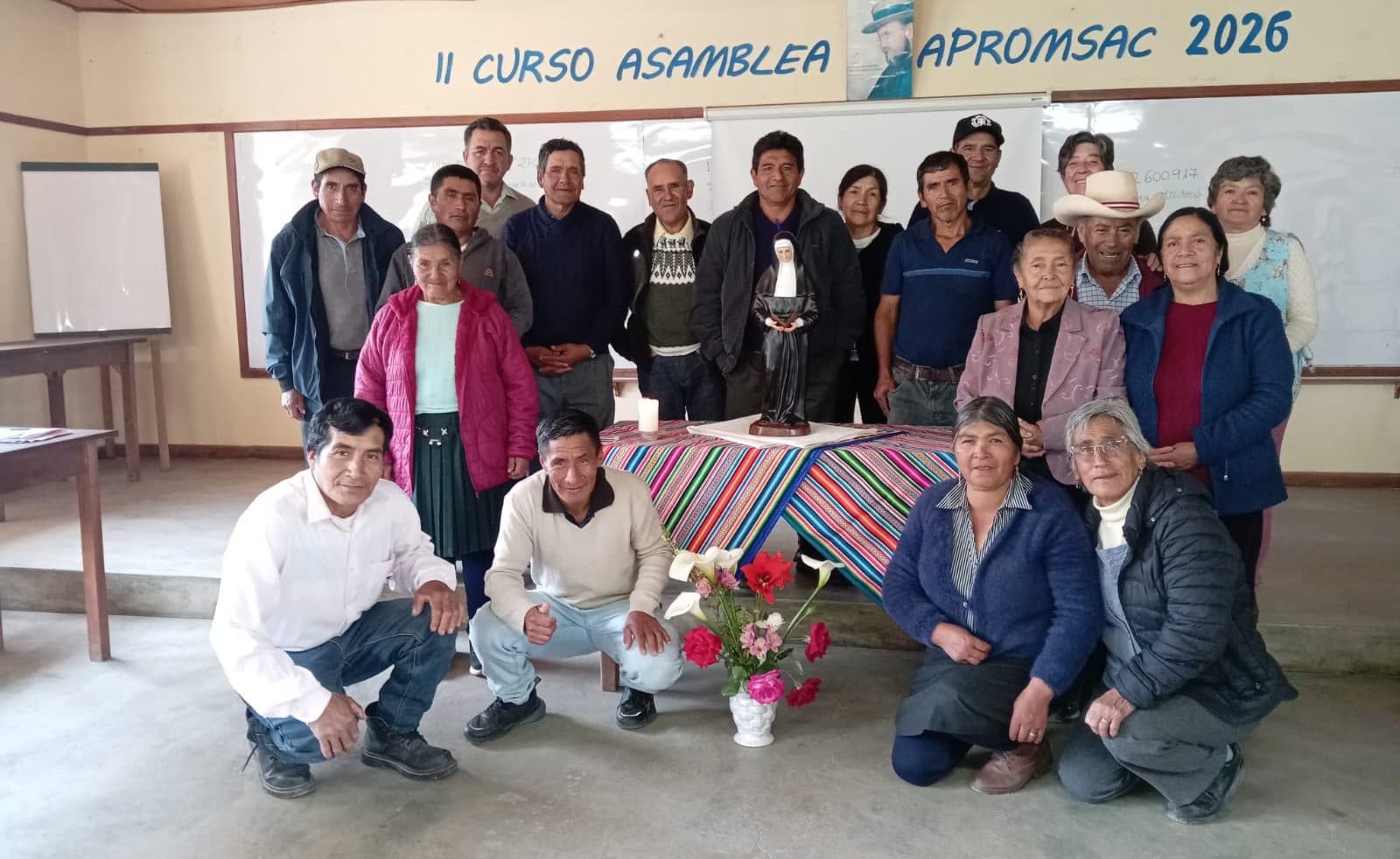 L&rsquo;Association des promoteurs de la santé de Celendín (APRONSAC) célèbre 43 ans de service, de formation et d&rsquo;esprit Vedruna à Celendín.
