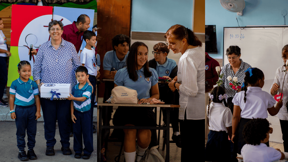 El Carmelo celebra con alegría y espíritu Vedruna la visita de las Hnas. María Irizar y Alicia Zanichelli